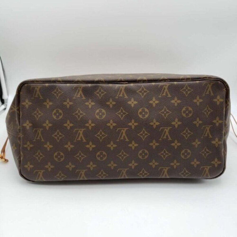 Louis Vuitton Neverfull GM Brown Monogram Canvas Shoulder Bag 890-070324 - Picture 8 of 15